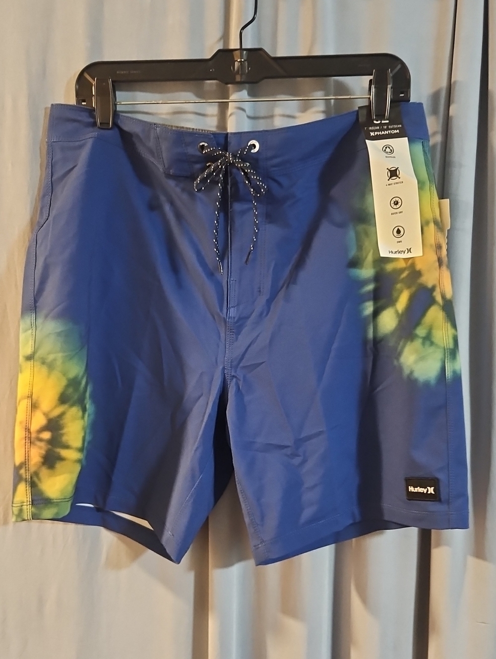 Hurley Men's Phantom Eco Classic 18" Boardshorts: BLUE: NEW WITH TAGS: SIZE 32
